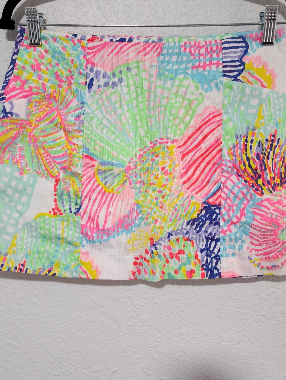 Lilly Pulitzer Mini Skirt Vibrant Summer Colors Size 2 XS-Small Preppy Golf